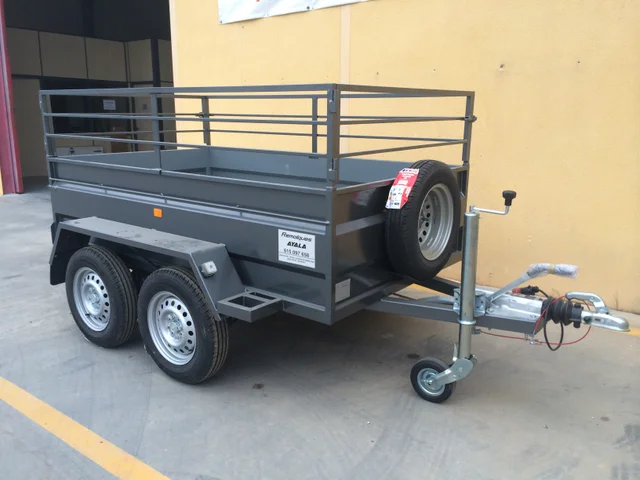 Remolque 2 ejes 2.500 x 1.500 x 500 – Reforzado – Mma 750 kg