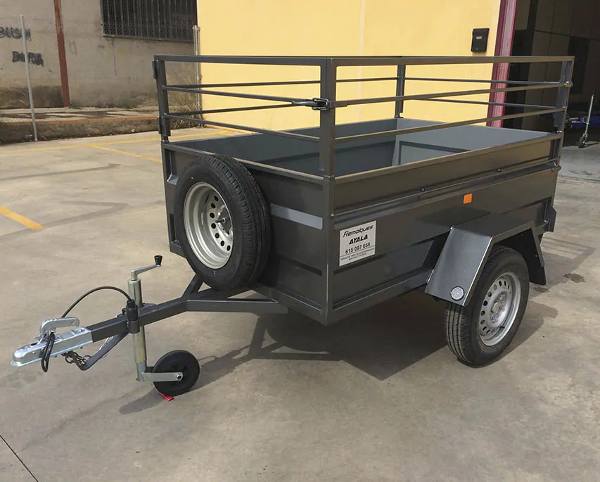 Remolque 1 eje 1.800 x 1.300 x 500 – Mma 750 kg